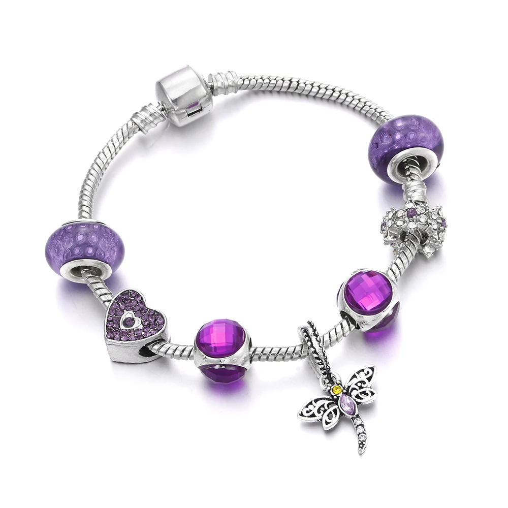 Подвески 6 стилей DIY хрустальные браслеты и для женщин ювелирные изделия бусины