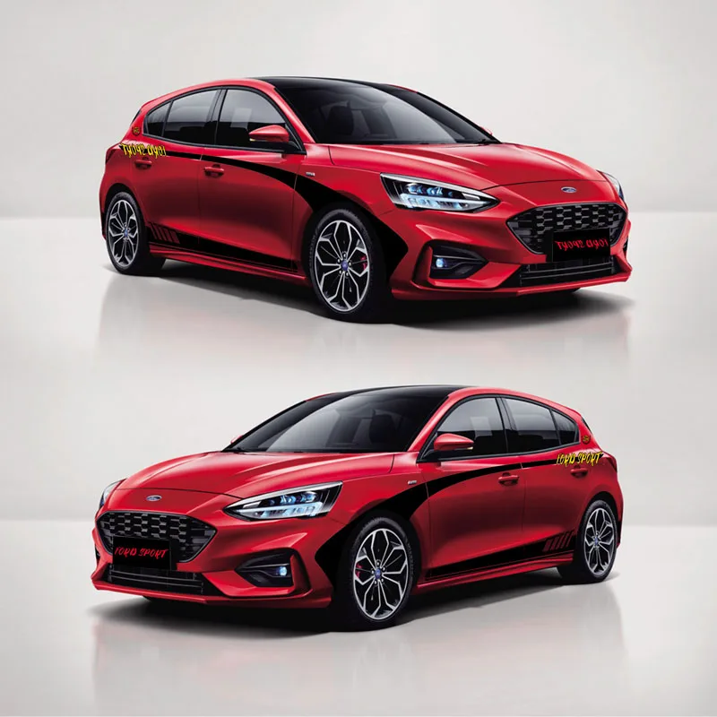 

Автостайлинг TAIYAO, Спортивная Автомобильная Наклейка для Ford 2019 focus ST RS, автомобильные аксессуары и наклейки, автомобильная наклейка