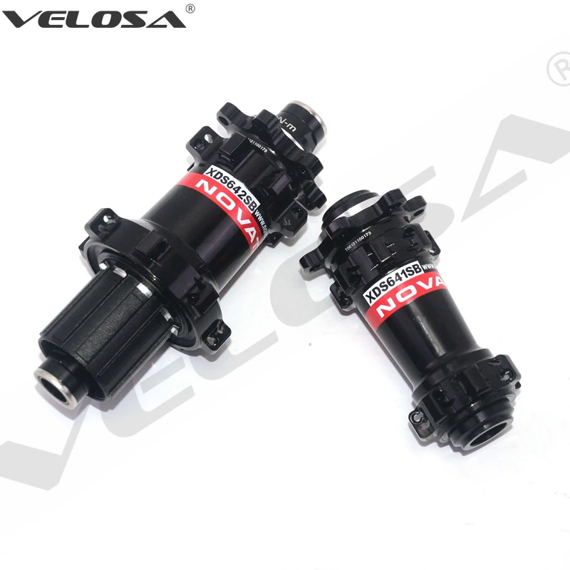 Novatec XDS641SB/XDS642SB AM/ENDURO втулки MTB 641/642 прямые тяговые с ABG антиукусающим кассетным