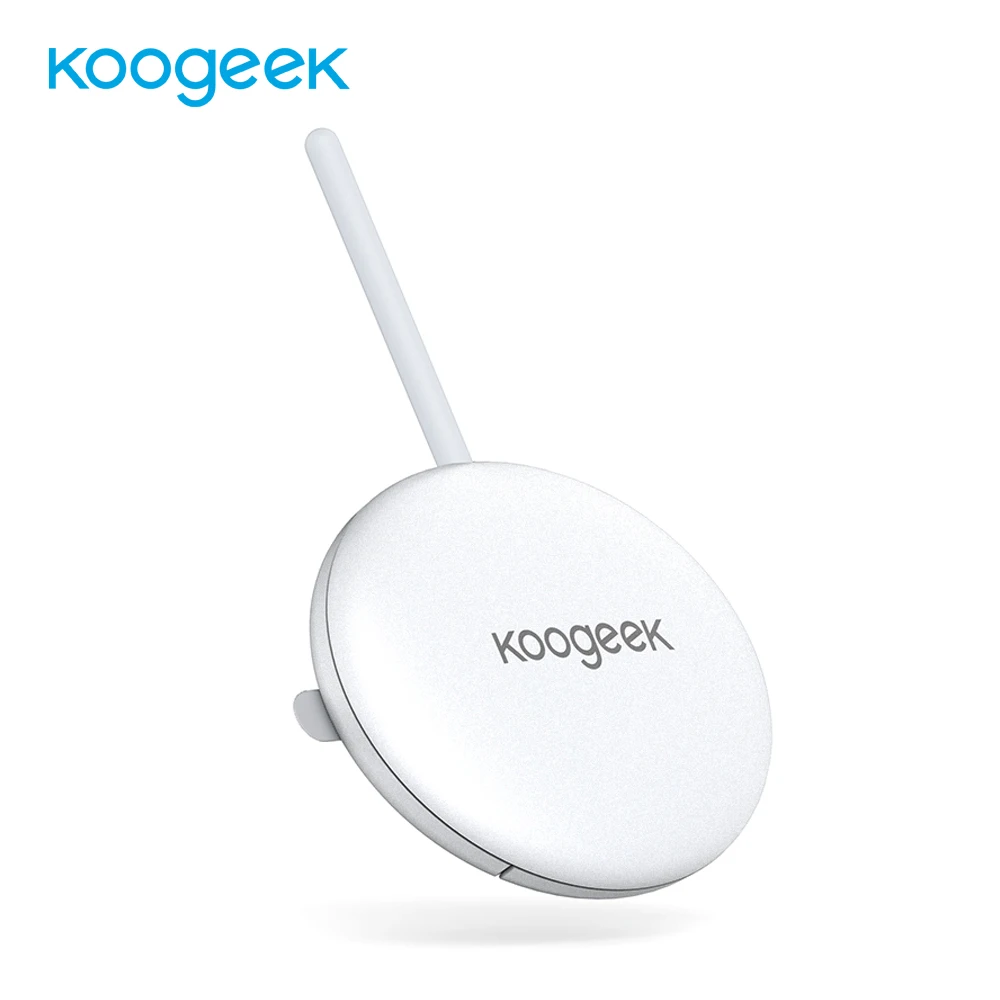 Koogeek носимых умный детский термометр Профессиональные точные Беспроводной 4,0 24-часовой непрерывный мониторинг, не тревожа малыша