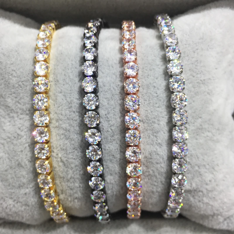 Браслеты Mcllroy женские браслеты натуральный кубический цирконий мужской браслет 4