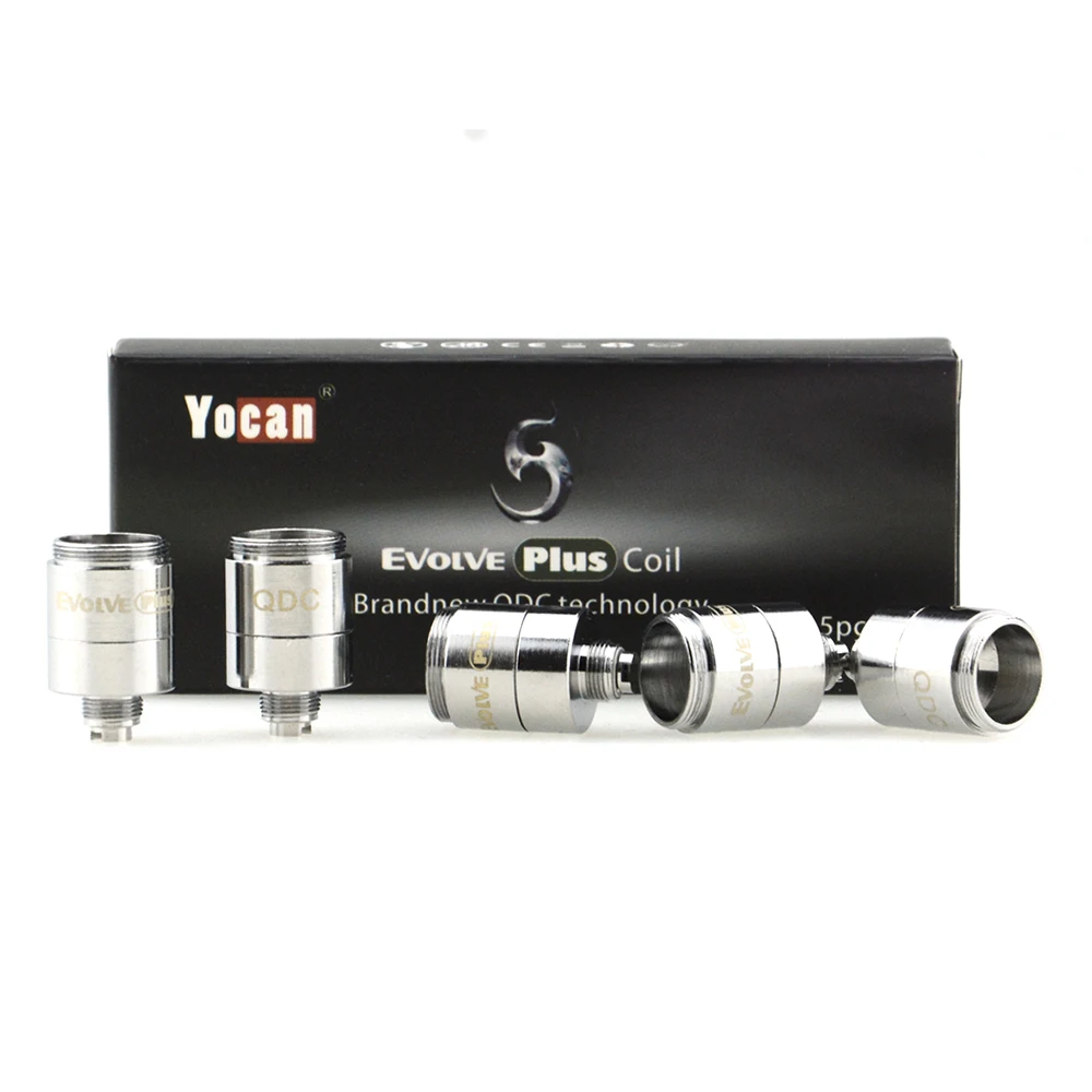 Оригинальная катушка Yocan Evolve Plus 5 шт. с двойной кварцевой катушкой (QDC)/ 0.8ohm