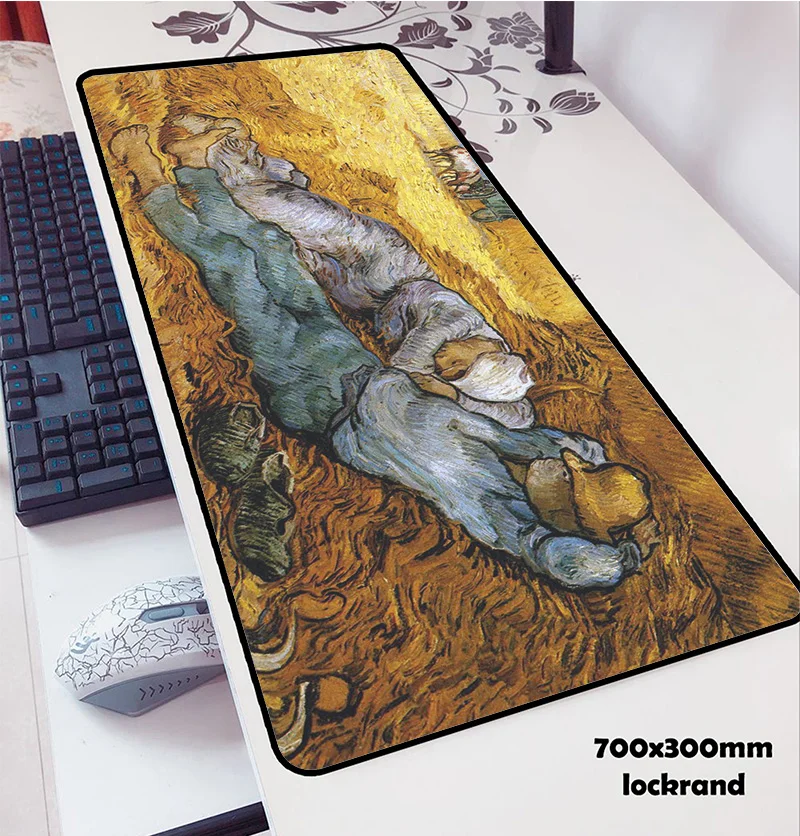 Коврик для мыши с картой старого мира 700x300x3 мм, коврик для мыши, коврик для компьютера, коврик для мыши Ван Гога, игровой коврик для мыши для геймера, коврик для мыши с клавиатурой