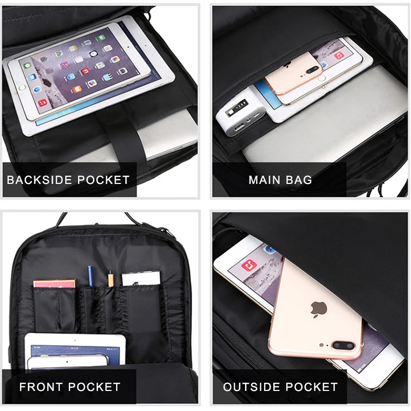 USB рюкзак для мужчин мужская многофункциональная сумка ноутбука 16 5 сумки на