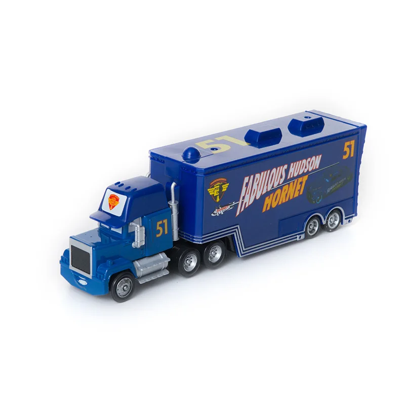 Champion Truck Disney Pixar Cars 2 3 игрушки № 35 грузовик молния McQueen Джексон шторм Рамирез Мак дядюшка 1:55 литой модельный автомобиль игрушка детский подарок - Цвет: Champion Truck