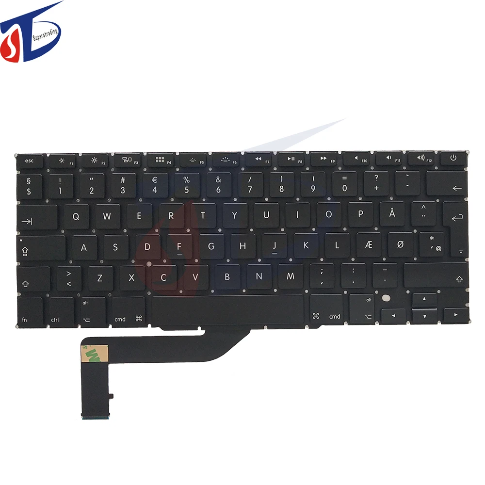 Ноутбук Suisse Швейцария клавиатура для Macbook Pro retina 1" A1502 Швейцарский CH клавиатуры 2013 год