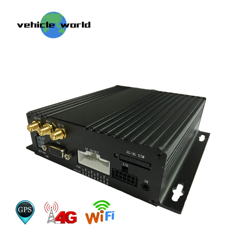 1080 МП AHD P GPS 4G WIFI 4 канала двойная SD-карта школьный автобус прицеп грузовик такси