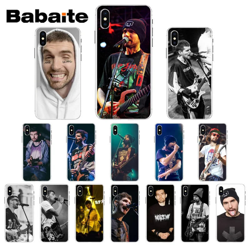Babaite на русском реперские кепки Noize MC ТПУ чехлы для мобильного телефона из мягкого