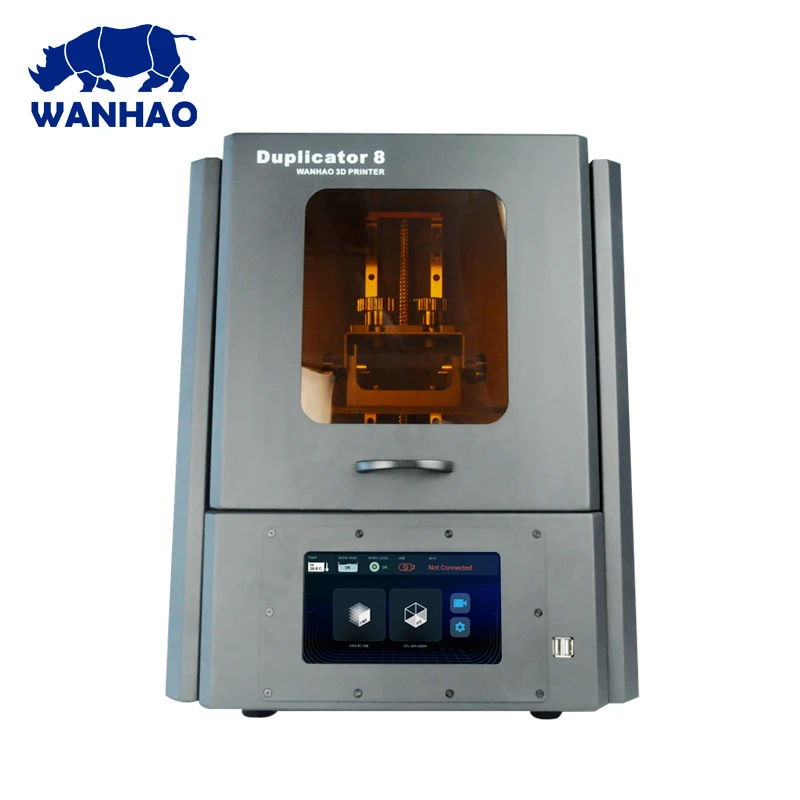 WANHAO 2019 самый большой дешевый DLP LCD SLA ювелирный стоматологический 3D принтер D8 с