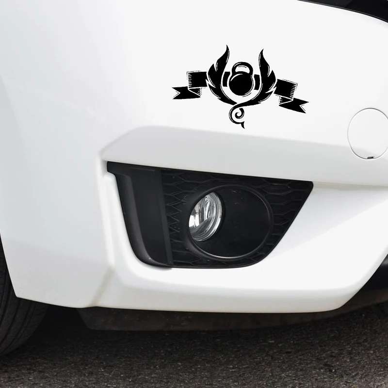 Классные гири для тренировок в спортзале автомобильные наклейки силуэт винил мотоцикла C16-0899 размером 16,5 * 9,8 см.