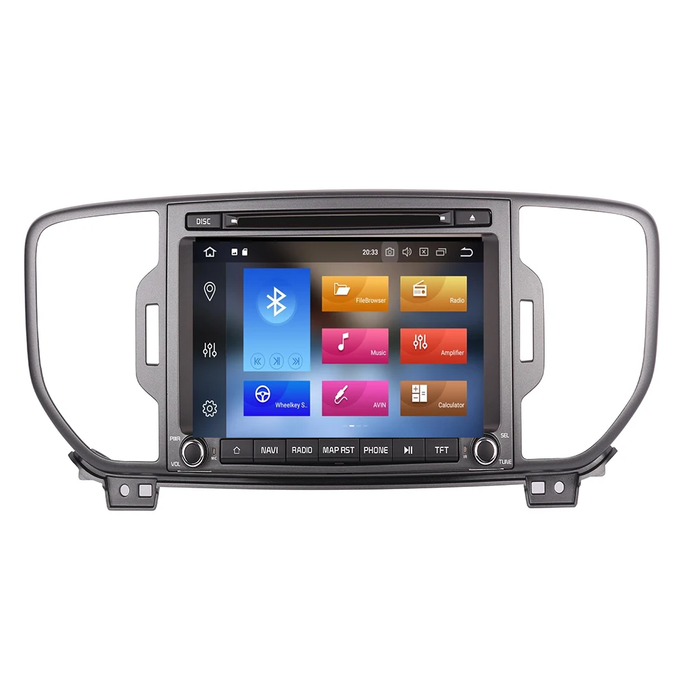 Android 10 автомобильный dvd для KIA sportage 2016 2017 2018 с автомобильным радио стерео