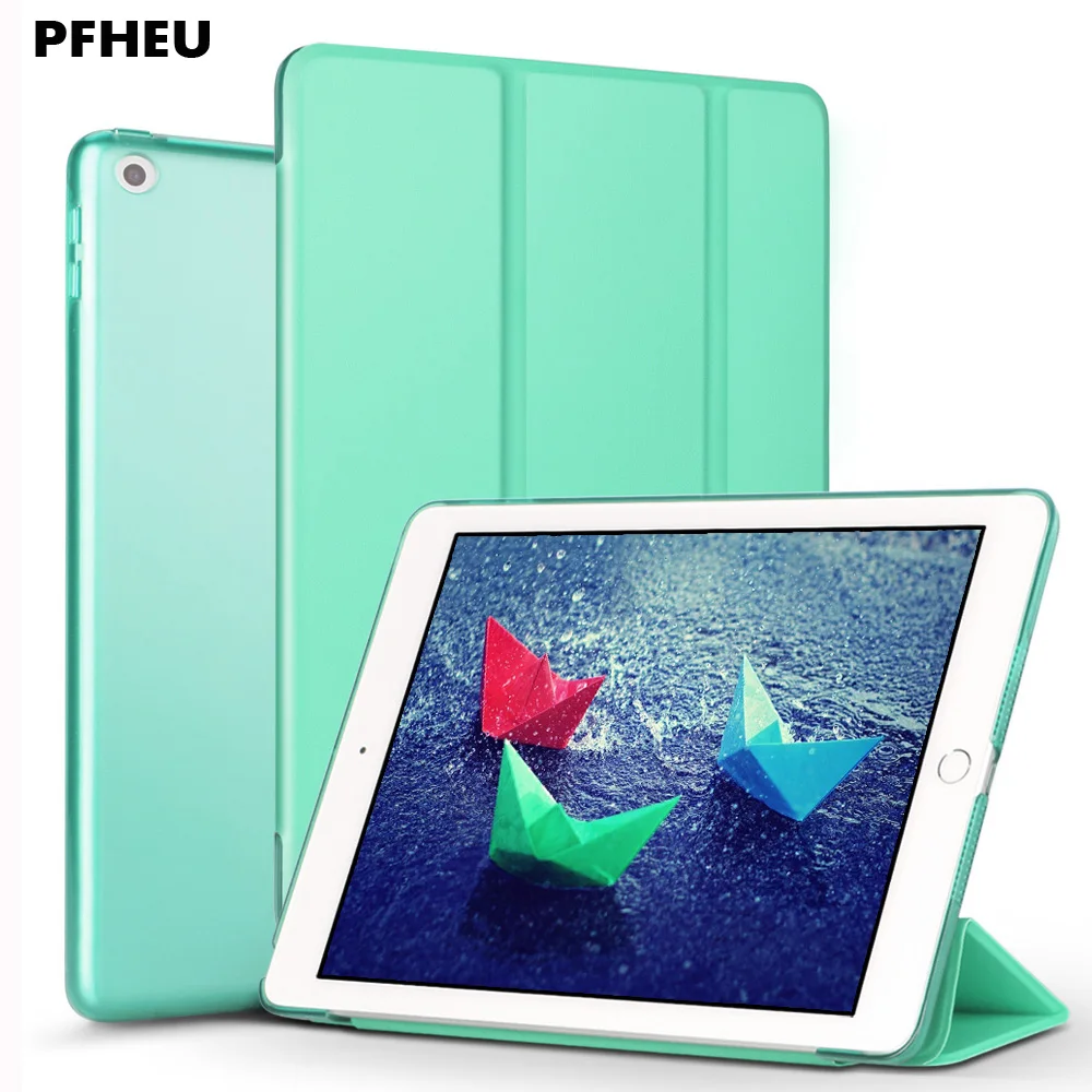 Чехол для iPad 9 7 дюйма 2017 ультратонкая легкая задняя крышка из ПУ кожи новая