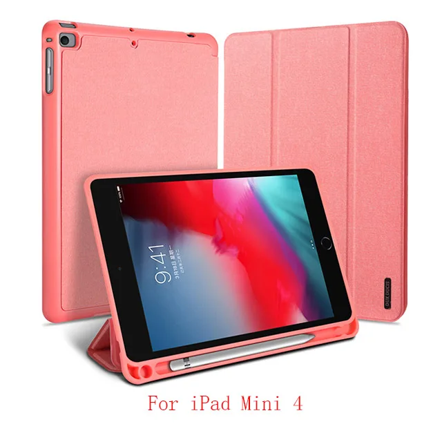 For iPad Mini 4 DUX DUCIS флип чехол для iPad Mini 5 Смарт TPU+ PU кожа чехол для планшета iPad Mini 5 Mini5 Mini 4 с пеналом - Цвет: For iPad Mini 4