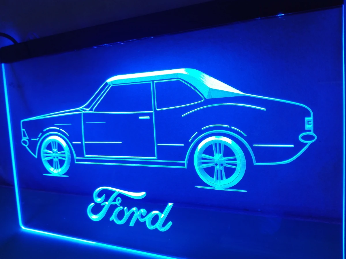LG149 Ford светодиодная неоновая световая вывеска|home decor|crafts lightingcraft decoration |
