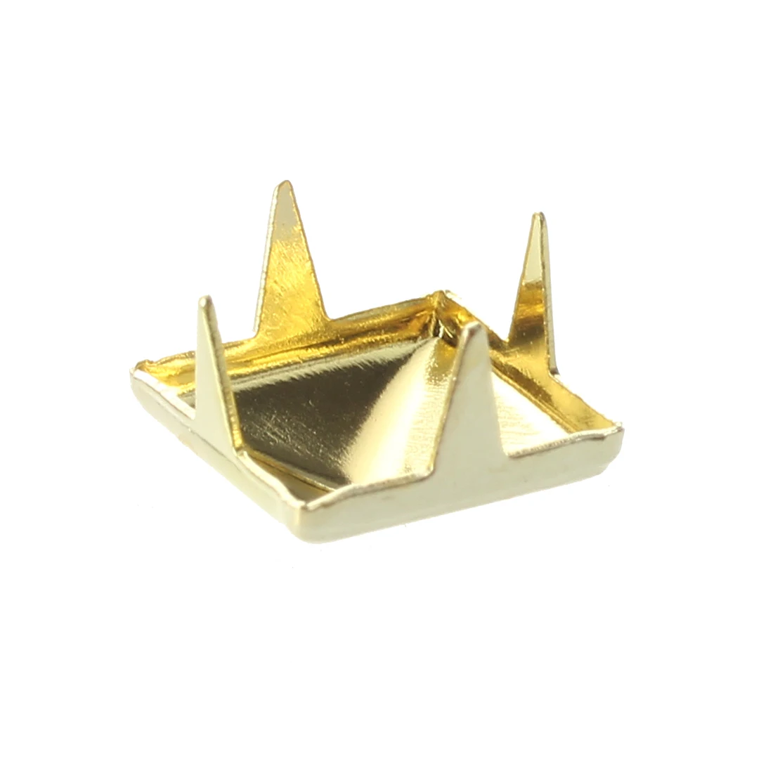 Practical 100x Gold 8mm Pyramid Studs Spots Punk Nailheads Spikes for Bag Shoes Bracelet | Дом и сад