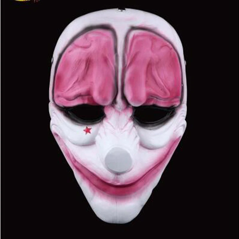 Высококачественные Payday 2 Hoxton смолы маски вечеринка Хэллоуин косплей маски для мужчин Джокер маскарадное платье реквизит праздничные и вечерние принадлежности - Цвет: Hoxton