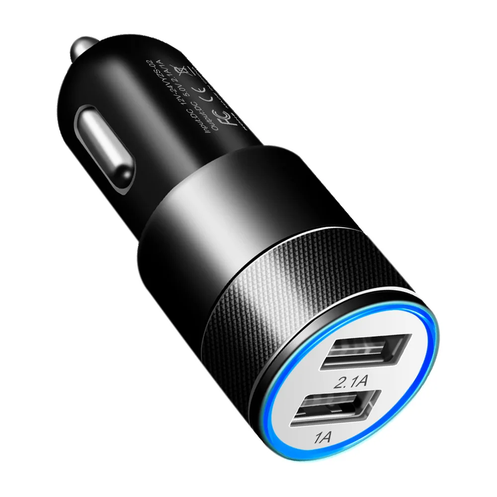 Crauch Dual USB Автомобильное зарядное устройство для Iphone X 8 7 Plus Универсальный мобильный телефон USB адаптер для samsung s9 s8 s7S6 huawei USB зарядное устройство