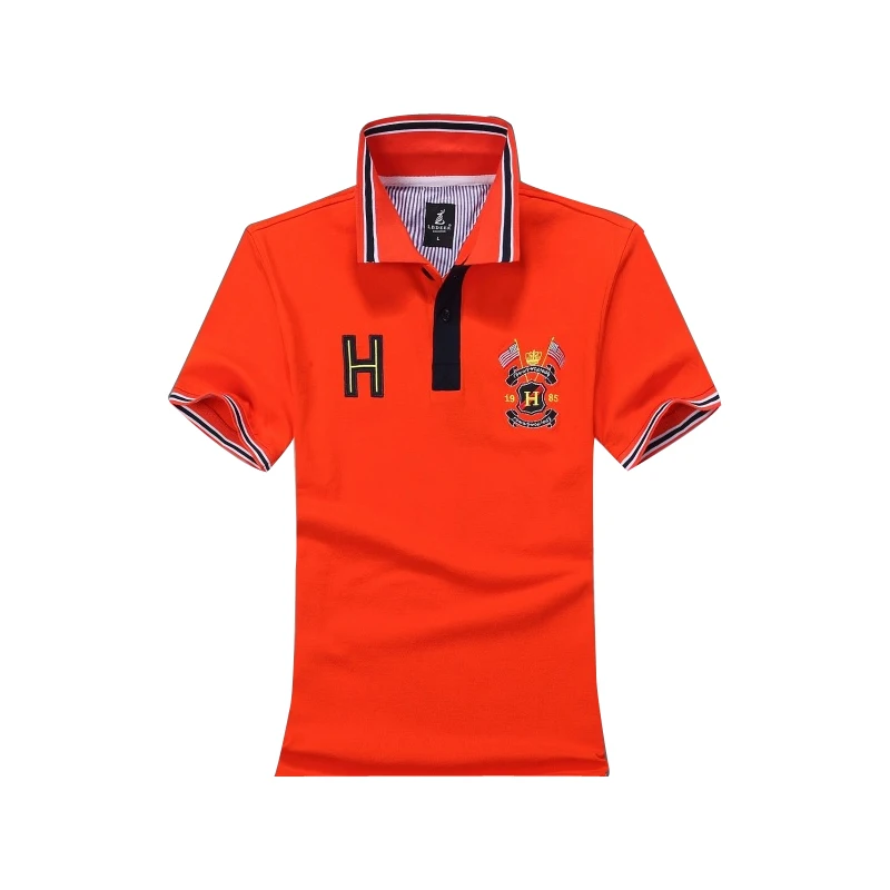 2016 Высокое качество мужской бренд Хлопка рубашки ПОЛО мужчин ретро Досуг