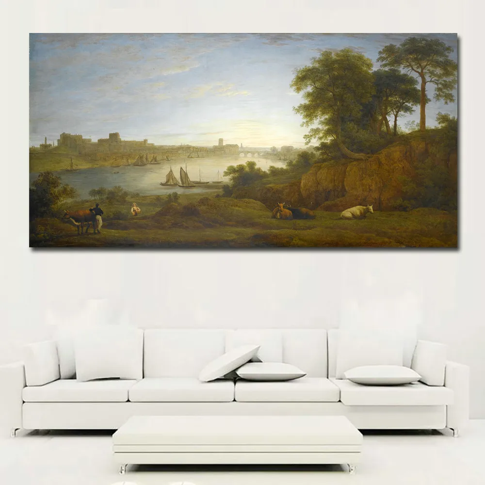 

SELFLESSLY ART - Пасторальный пейзаж, картина на холсте