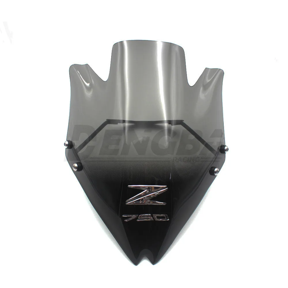 Для Kawasaki Z750 Z750R Z 750 лобовое стекло мотоцикла ветровые экраны дефлекторы двойной