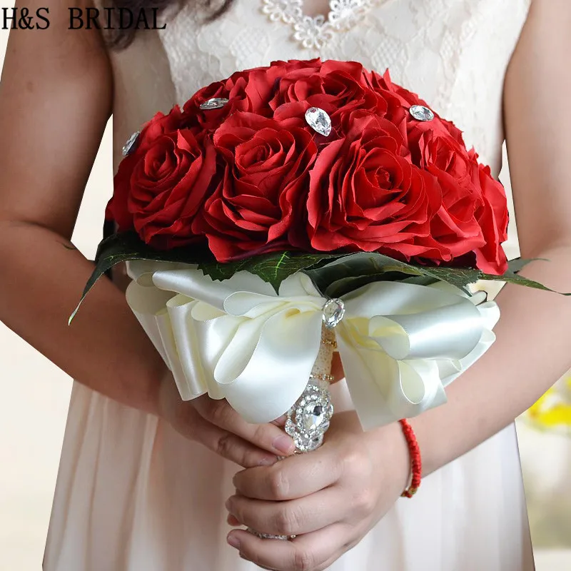 Цветок розы 3 цвета белый розовый красный цвет свадебный букет подружки невесты