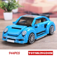 technical dream car 113 scale das auto beetles moc building block assemble model bricks toys collection for children gifts