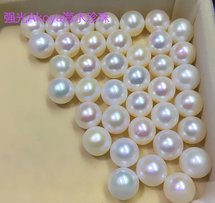 ?? 日本 18 18K ゴールド天然海水ハート形マベ真珠ペンダントネックレスチョーカーホワイト完璧な明るい気質