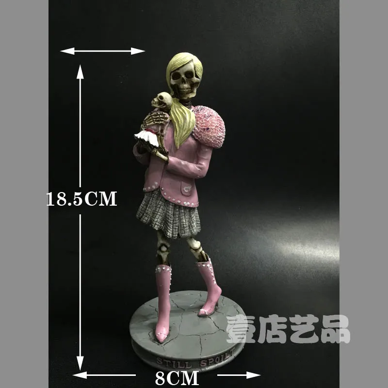 Украшения для дома из смолы украшения в виде черепа певицы/гитары Elvis Presley|singer