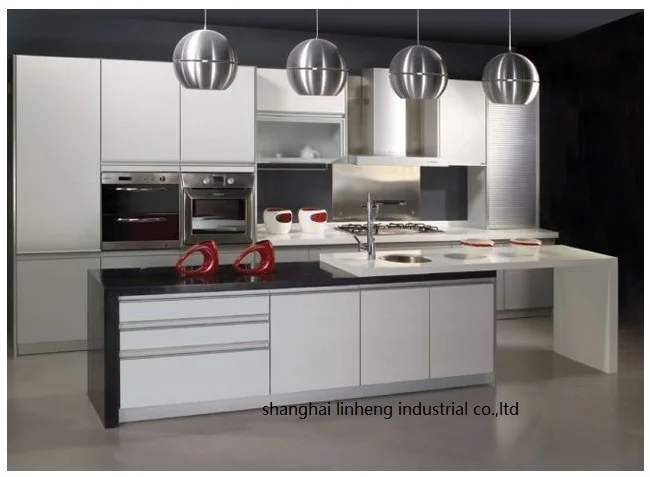 ПВХ/виниловый кухонный шкаф (искусственная кожа)|kitchen cabinet|pvc kitchen cabinetpvc cabinet |