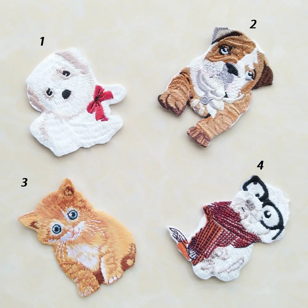 1 шт. вышитая аппликация для кошек и собак|embroidered iron|iron onembroidered iron on |