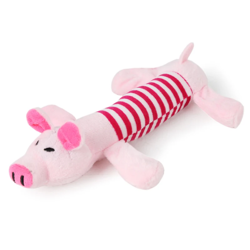 DRESSPET игрушки для собак, пищат, интерактивный поросенок, слон, утка, забавные плюшевые жевательные Игрушки для маленьких собак, щенков