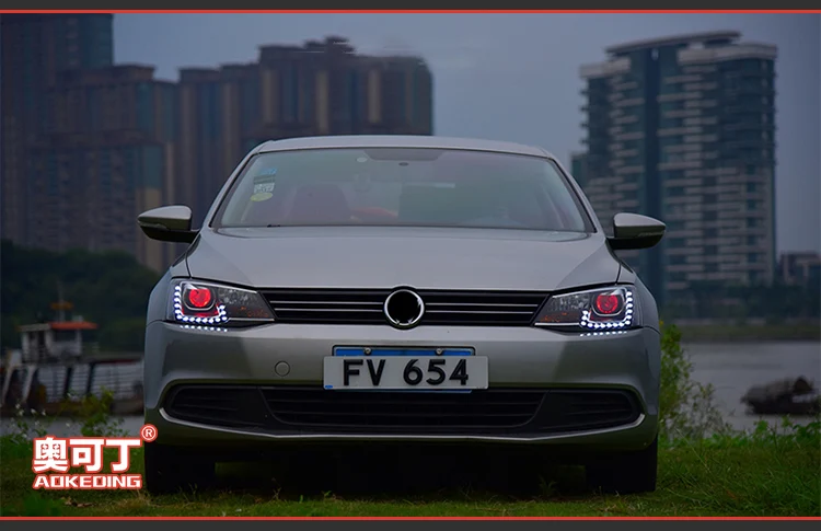 AKD автомобильный Стайлинг для VW Jetta фары 2011- Jetta Gli светодиодный фонарь Европейская версия СВЕТОДИОДНЫЙ Drl Hid Bi Xenon автомобильные аксессуары