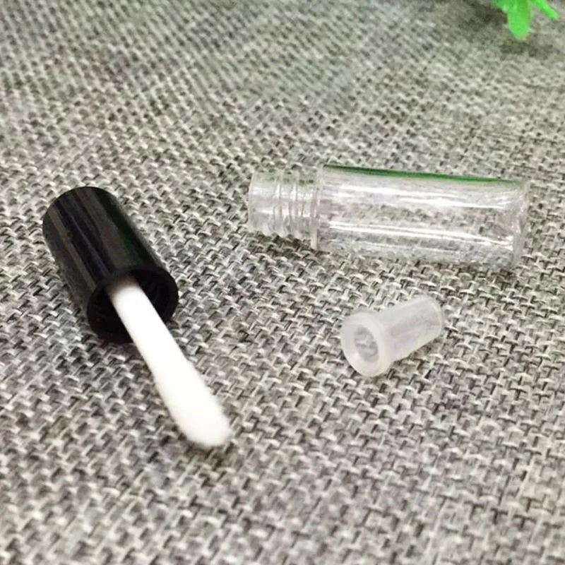 

3ml Free shipping 100pcs Empty cosmetic container lip gloss tubes sample case tryouts