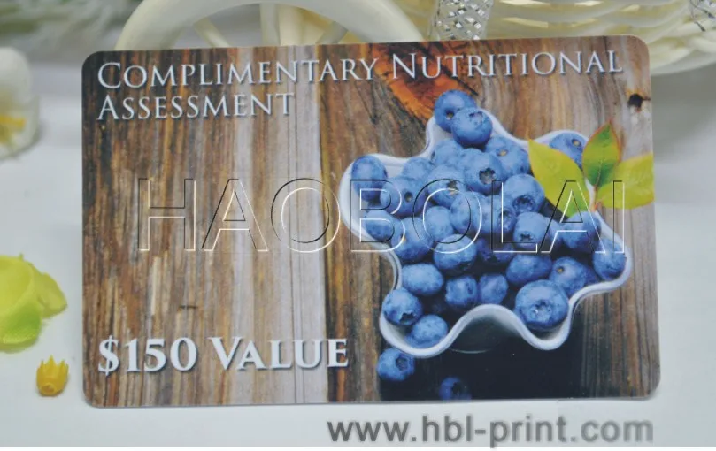 Полноцветная офсетная печать карта со скидкой Подарочная Круглый угол глянцевая