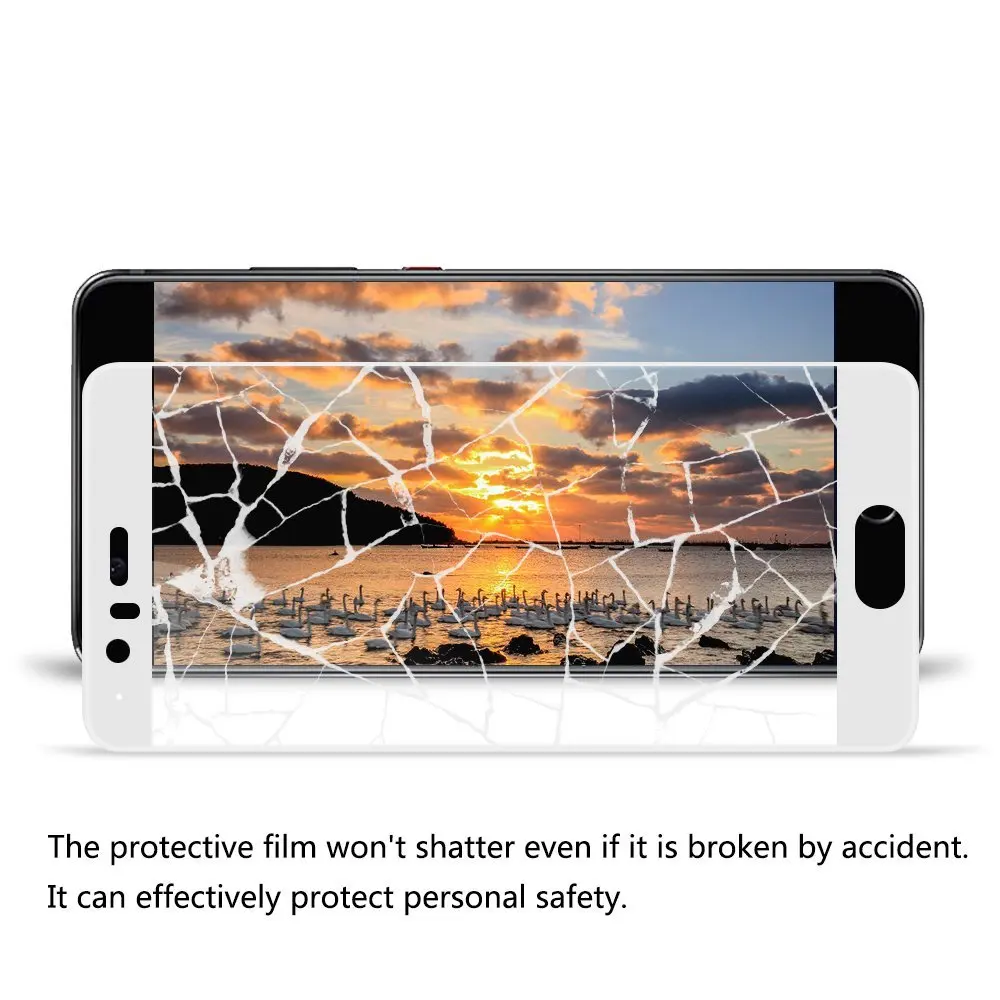 SINHONG 9H Full Coverage Tempered Glass Cover For Huawei Honor V8 Screen Protector Explosion Proof Film 2.5D With Retail Package | Мобильные
