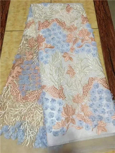 2018 Latest French Nigerian Laces Fabrics High Quality Tulle African Fabric Wedding Lace | Дом и сад