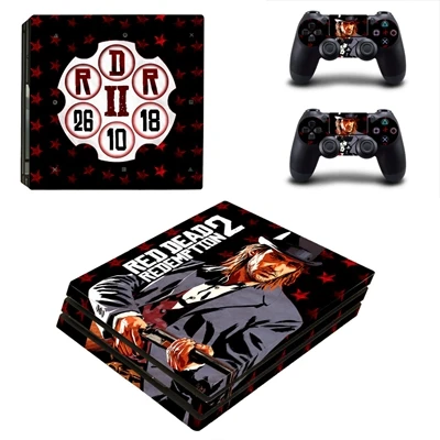 YSP4P-2749 Red Dead Стикеры для Playstation 4 PS4 PRO консоли контроллера виниловые наклейки протектор Play station 4 Pro кожи игры Стикеры s - Цвет: YSP4P-2749