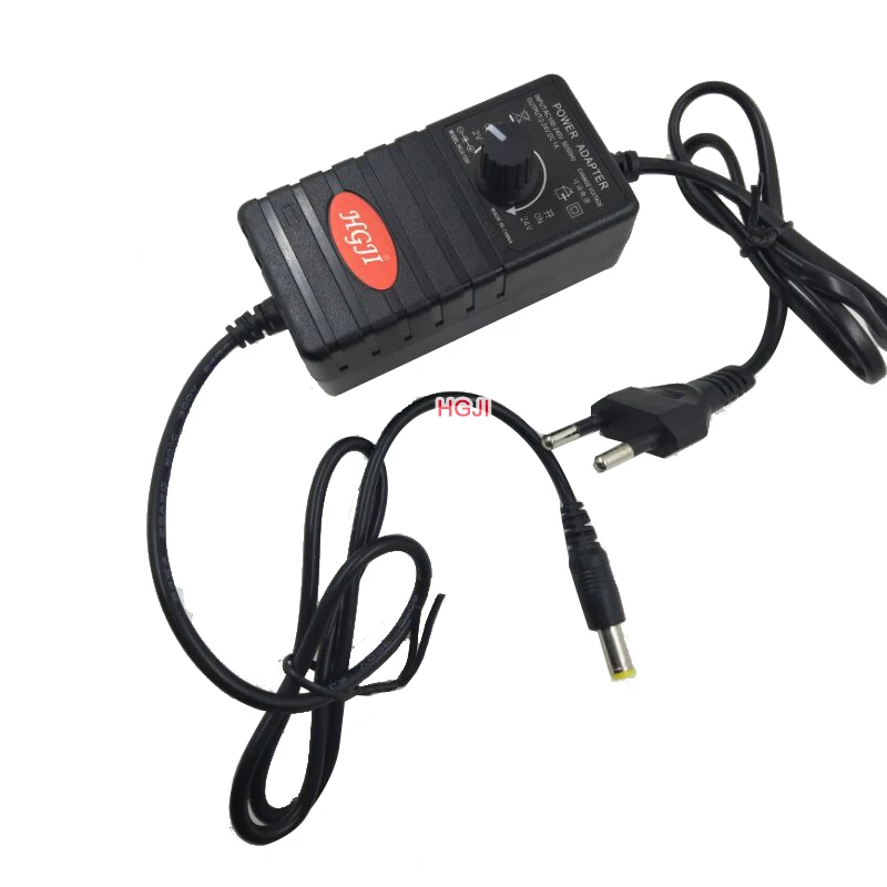 Регулируемый адаптер питания 2V-24V1A 1.8v2.2v 3.8v5v 6v 7v 8v 13v 16 17v18v 20v 22v 24v Регулируемый адаптер для вентилятора регулятора скорости