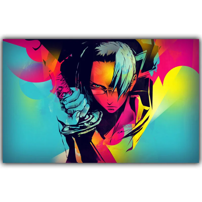 Samurai Champloo аниме Mugen And Jin Арт Шелковый плакат печать японского аниме картины для декора стен 30x48 см 50x80 см 60x96 см - Цвет: DM117