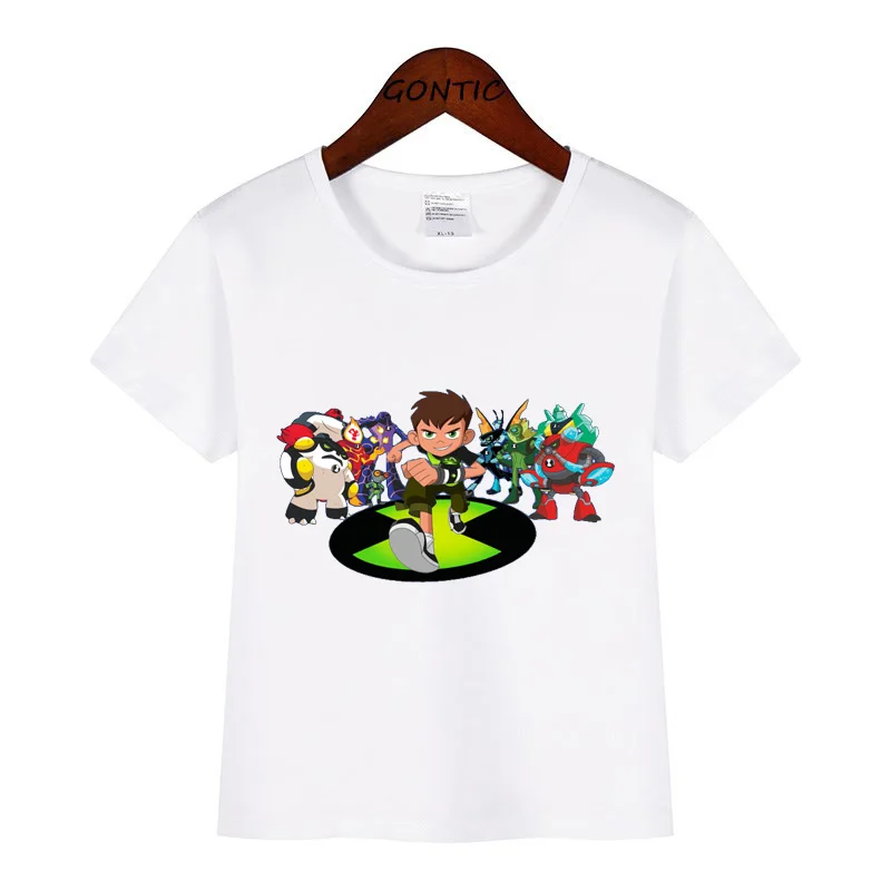 Ben/футболка для мальчиков детская забавная Футболка с принтом omnitrix летняя