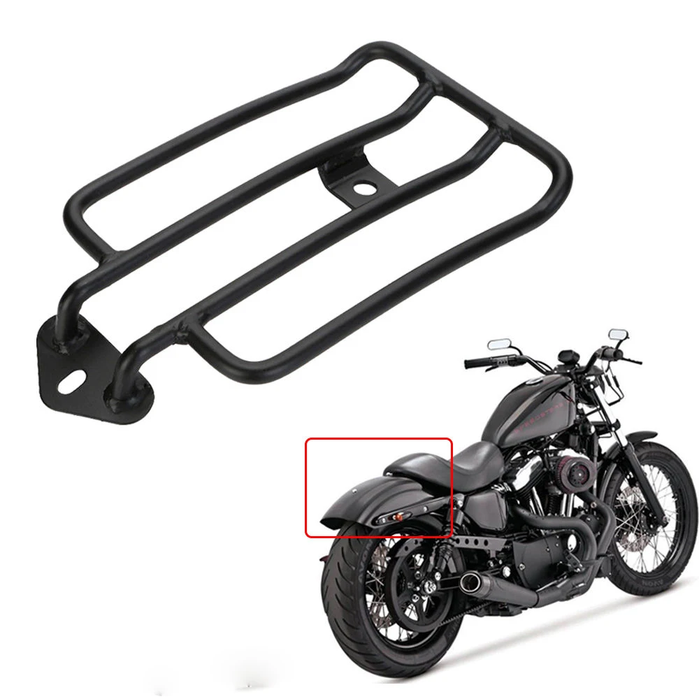 

Motorcycle Rear Solo Seat Fits Luggage Rack Support Shelf For Harley XL Sportster Iron 48 883 XL1200 2004 - 2018 2015 2016 2017