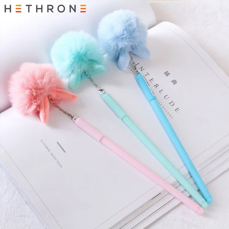 Hethrone 2 шт. ярких цветов Милая гелевая ручка для школы и офиса Письменные Карандаши "каваий" магазина канцелярских принадлежностей Творческий магнитная ручка caneta с инструмент