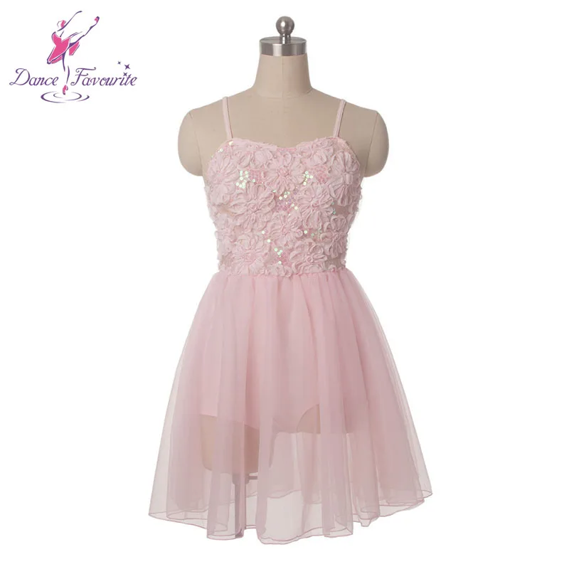 Girl &amp Women Sequin Lace Top Bodice Ballet Dress Ballerina Stage Performance Costumes Dance Pink | Тематическая одежда и