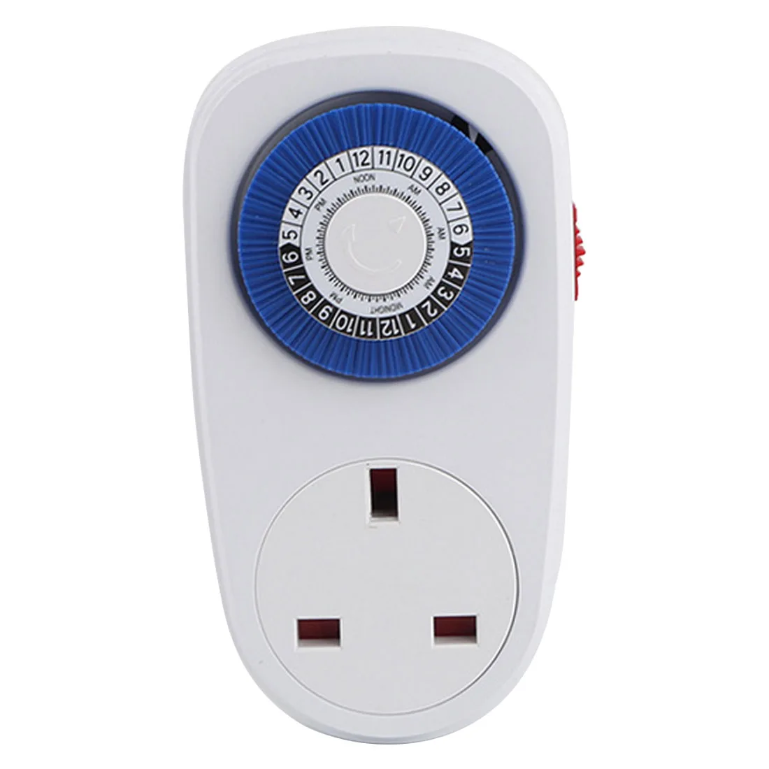 UK Plug 230 В 16А программируемый механический мини-таймер умный переключатель обратного отсчета розетка 24 часа синий - Цвет: UK Plug