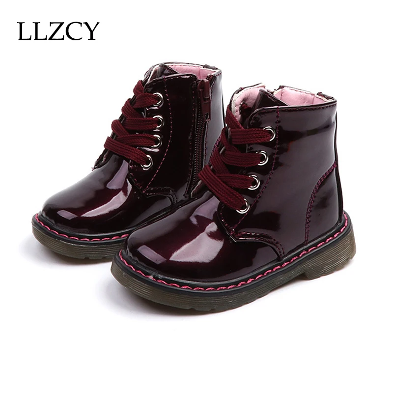 Новое поступление детская обувь ботинки для девочек Детские Ботинки martin
