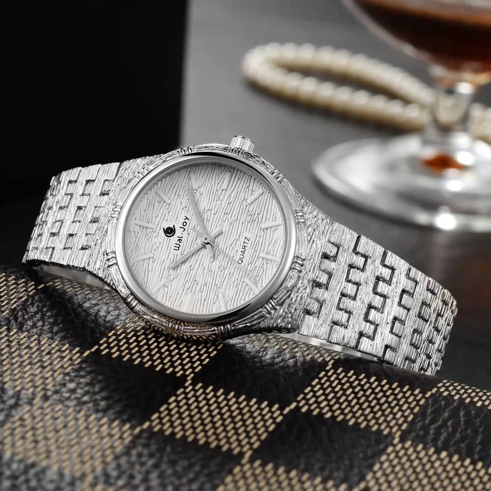 Wal-Joy Montre Femme Роскошные наручные часы для женщин из нержавеющей стали серебряные/розовые/Золотые/золотые часы женские ювелирные часы подарок