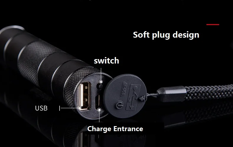 NatureHike USB перезаряжаемый портативный водонепроницаемый мини сильное светодиодное освещение фонарик факел Палатка лампа аксессуар для палатки