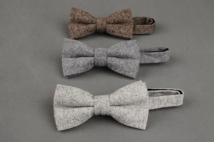 Мужские свадебные костюмы шерстяные галстуки бабочки модные полосатые 20 видов