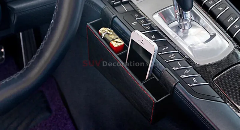 Для Porsche Panamera 970 2010-2015 кожаный передний центральный ящик для хранения возле панели