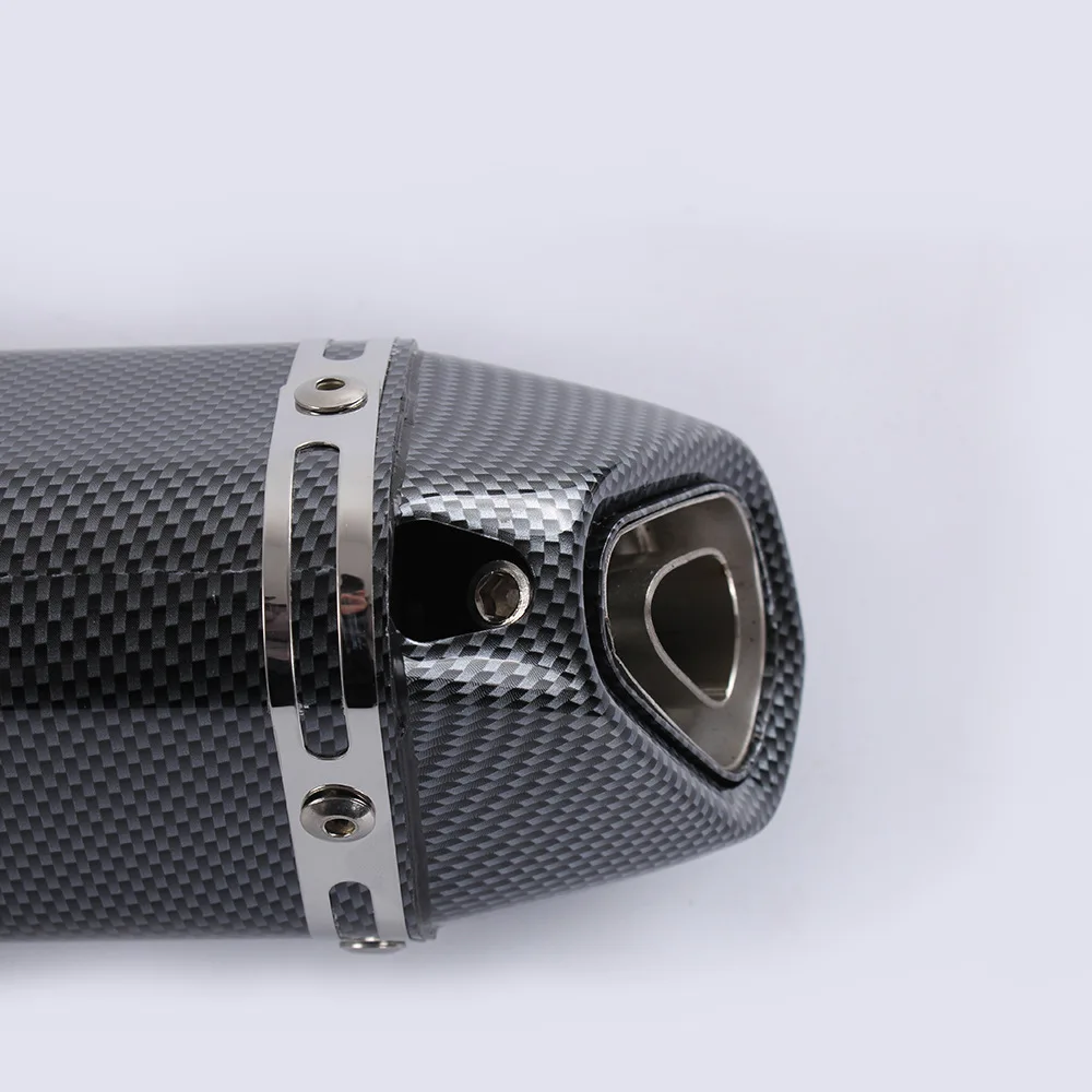 51 мм Универсальный мотоцикл Akrapovic выхлоп модифицированный глушитель труба скутер, питбайк грязи мотокросса для Yamaha R1 ER6N CBR250R
